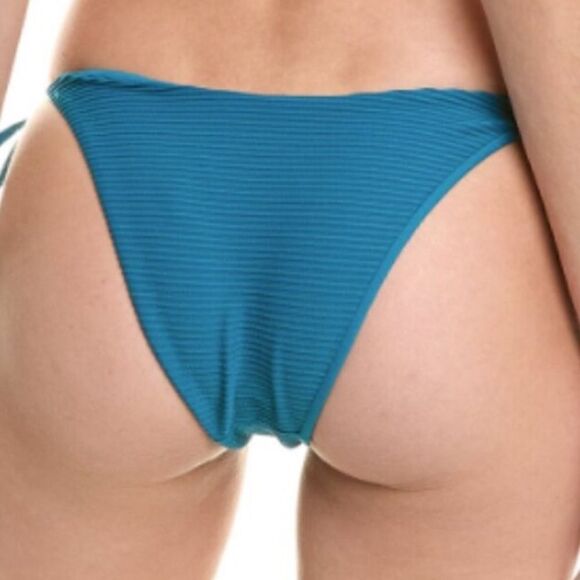NWOT New L*Space Deep Blue Lennox Bottom Classic Bikini Swim Bottom Large Beach - Picture 2 of 6